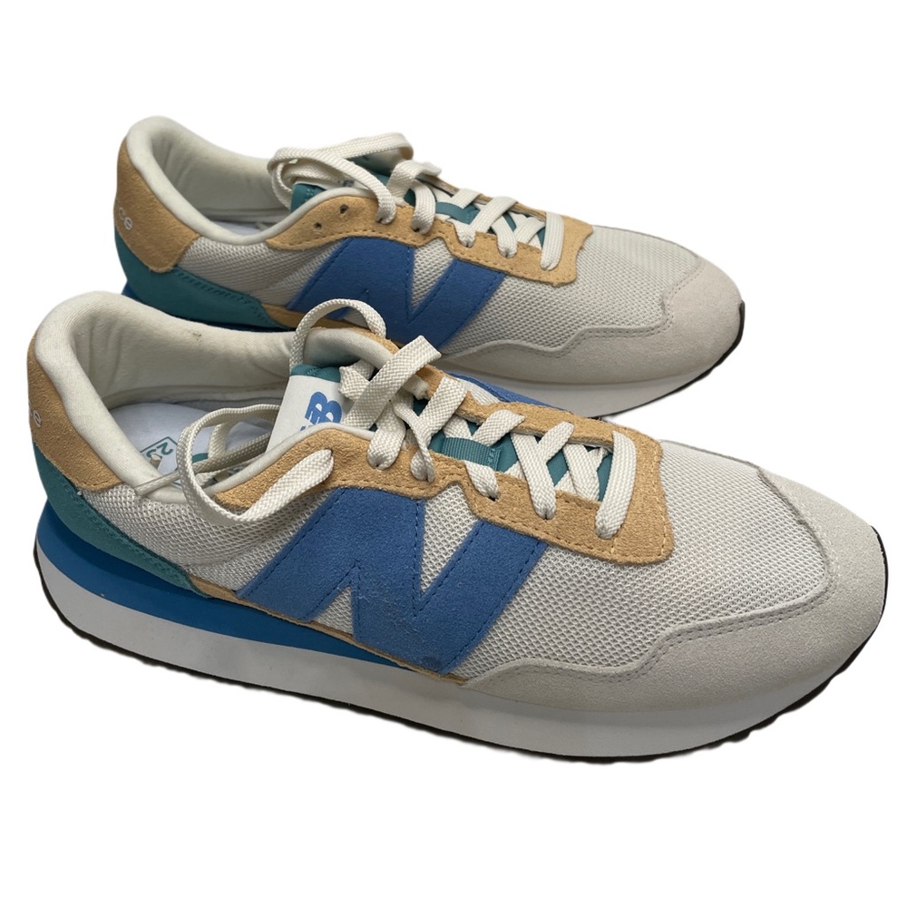 New Balance 237 Men 10 Wmn 11.5 B Shoes Khaki Ocean Athletic Sneakers WS237TA